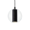 Wisząca lampa loftowa MERIDA 11094102 szklana kula przezroczysta