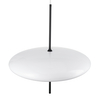 Lampa zwisowa Piatto ST-9222P Step eliptyczna biała czarna