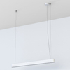 Wisząca lampa jadalniana Soft 7547 Nowodvorski podłużna metalowa biała