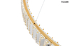 Wisząca lampa glamour Liberty LED 62,6W 3000K kaskada złota