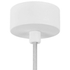 LAMPA wisząca BI 5902429655890 Sotto Luce loftowa OPRAWA metalowy ZWIS kabel biały