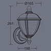 Elewacyjna LAMPA ogrodowa UNITE 5260101012 Lutec ścienna OPRAWA outdoor LED 9W 3000K zewnętrzna IP44 czarna