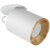 Biały wpust gabinetowy PALLAS 314109 regulowana tuba metalowa