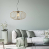 Ekologiczna lampa wisząca Racoon industrial drewniana