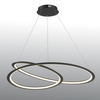 Wisząca lampa salonowa Spirello ST-8826P/B Step LED 80W 3000K pierścień czarna