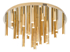 LAMPA sufitowa ORGANIC C0188D Maxlight metalowa OPRAWA sople LED 33W 3000K tuby złote