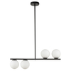 Lampa sufitowa salonowa KORAL 33646 Sigma kule mleczne czarna