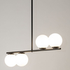 Lampa sufitowa salonowa KORAL 33646 Sigma kule mleczne czarna