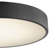 Plafon LAMPA sufitowa WISS 41744-24S Globo metalowa OPRAWA okrągła LED 24W 3000K - 6000K z pilotem czarna