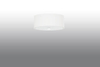 LAMPA sufitowa SL.0759 plafon OPRAWA abażurowa okrągła biała
