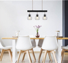 Wisząca lampa industrialna Mina 15326-3NB do jadalni czarna