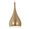 Wisząca lampa nad stół VIGO P0437 Maxlight metalowa matowa złota