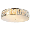 Plafon LAMPA okrągła Intero Gold PL Orlicki Design sufitowa OPRAWA kryształowa glamour złoty przezroczysty