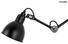 Lampa ścienna Frank Range MSE010400219 ruchoma czarna