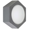 Zewnętrzna LAMPA ścienna AVOLA 7964 Rabalux geometryczna OPRAWA elewacyjna LED 10W 3000K kinkiet IP54 czarny biały