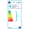 Abażurowy kinkiet ORLANDO 5103W/BLNM Maxlight satyna metal czarny