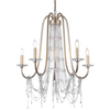 Pałacowa LAMPA wisząca MADRID P05165CP Cosmolight świecznikowy ŻYRANDOL do salonu szampański