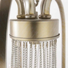 Pałacowa LAMPA wisząca MADRID P05165CP Cosmolight świecznikowy ŻYRANDOL do salonu szampański