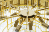 Wisząca lampa Imperial DW-D5688M.GOLD glamour złota