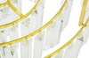 Wisząca lampa Imperial DW-D5688M.GOLD glamour złota