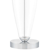 LAMPA stołowa REA 40604101 Kaspa stojąca LAMPKA salonowa biała przezroczysta