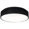 LAMPA sufitowa OHIO BLACK ML3832 Milagro metalowa OPRAWA okrągła LED 24W 4000K plafon czarny biały