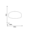 LAMPA sufitowa OHIO BLACK ML3832 Milagro metalowa OPRAWA okrągła LED 24W 4000K plafon czarny biały