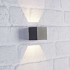 Zewnętrzna LAMPA ścienna ARGOS 106521 Markslojd elewacyjna OPRAWA kinkiet LED 4W 3000K IP44 outdoor kostka cube grafitowa