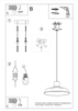 LAMPA wisząca SL.0282 okrągła OPRAWA betonowy zwis skandynawski beton