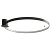 Plafon LAMPA sufitowa RIO TH.134 Thoro pierścień OPRAWA metalowa LED 70W 3000K plafoniera okrągła czarna