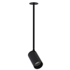 Podstropowa lampa ruchoma Mono 7738 minimalistyczny reflektor czarny