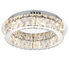 Plafon glamour Swayze 61340 Endon ring LED 16W 3000K okrągły kryształy chrom