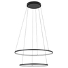 Pierścieniowa wisząca lampa Circolo 10814 Nowodvorski LED 35W 3000K czarna