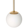 Wisząca LAMPA modernistyczna LAMIA 11023305 Kaspa kaskada OPRAWA szklana ZWIS kule balls białe złote czarne