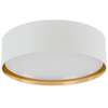 Okrągły plafon glamour Bilbao 3433 TK Lighting salonowy biały złoty