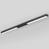 Plafon futurystyczny Pietra 3133A3103-11 Elkim LED 44W 3000K listwa czarna