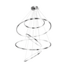 Metalowa lampa wisząca Wheel do kuchni LED 190W chrom