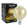 Okrągła żarówka dekoracyjna Vintage Amber 304520 Polux G80 LED 4W E27 bańka 320lm 230V biała ciepła