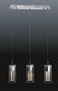 Wisząca lampa do jadalni Verizon MD109003-3B Italux chrom