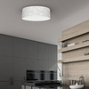 Lampa natynkowa SENSO MLP7308 Milagro okrągła abażurowa biała
