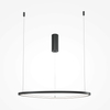 Wisząca lampa okrąg Glint MOD072PL-L28B3K1 LED 24W czarna