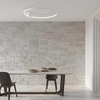 Plafoniera LAMPA sufitowa RIO TH.135 Thoro metalowa OPRAWA plafon LED 70W 4000K okrągły pierścień ring biały