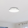 Okrągła lampa sufitowa Danuta 6490 LED 24W 4000K plafon do sypialni chrom