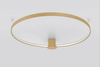 Ring lampa sufitowo-ścienna Rio TH.225 Thoro LED 50W 4000K do jadalni złoty