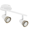 Plafon LAMPA sufitowa KET1303 regulowana OPRAWA reflektorki LISTWA metalowa chrom biała