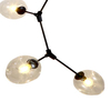 Wisząca lampa modernistyczna CGCHEMISTRY8BK do holu czarna
