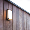 Elewacyjna LAMPA ścienna QUBO 5193001118 Lutec prostokątna OPRAWA metalowa LED 18W 3000K outdoor IP54 szara