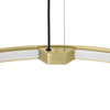 Wisząca lampa salonowa Circle LED 46,9W 3000K złoty ring