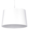 Wisząca lampa Remi K-4360 z abażurem do pokoju biała