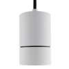 Wisząca lampa minimalistyczna Raffael biała do jadalni